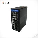 16 Port GE Managed Industrial Ethernet Switch 8x100/1000M SFP Network