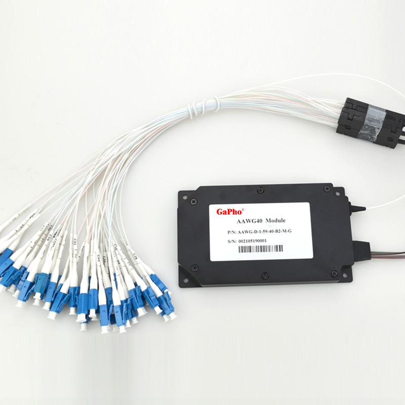 48CH 100G Guassian AAWG Flat top Athermal AWG Module For DWDM Networks