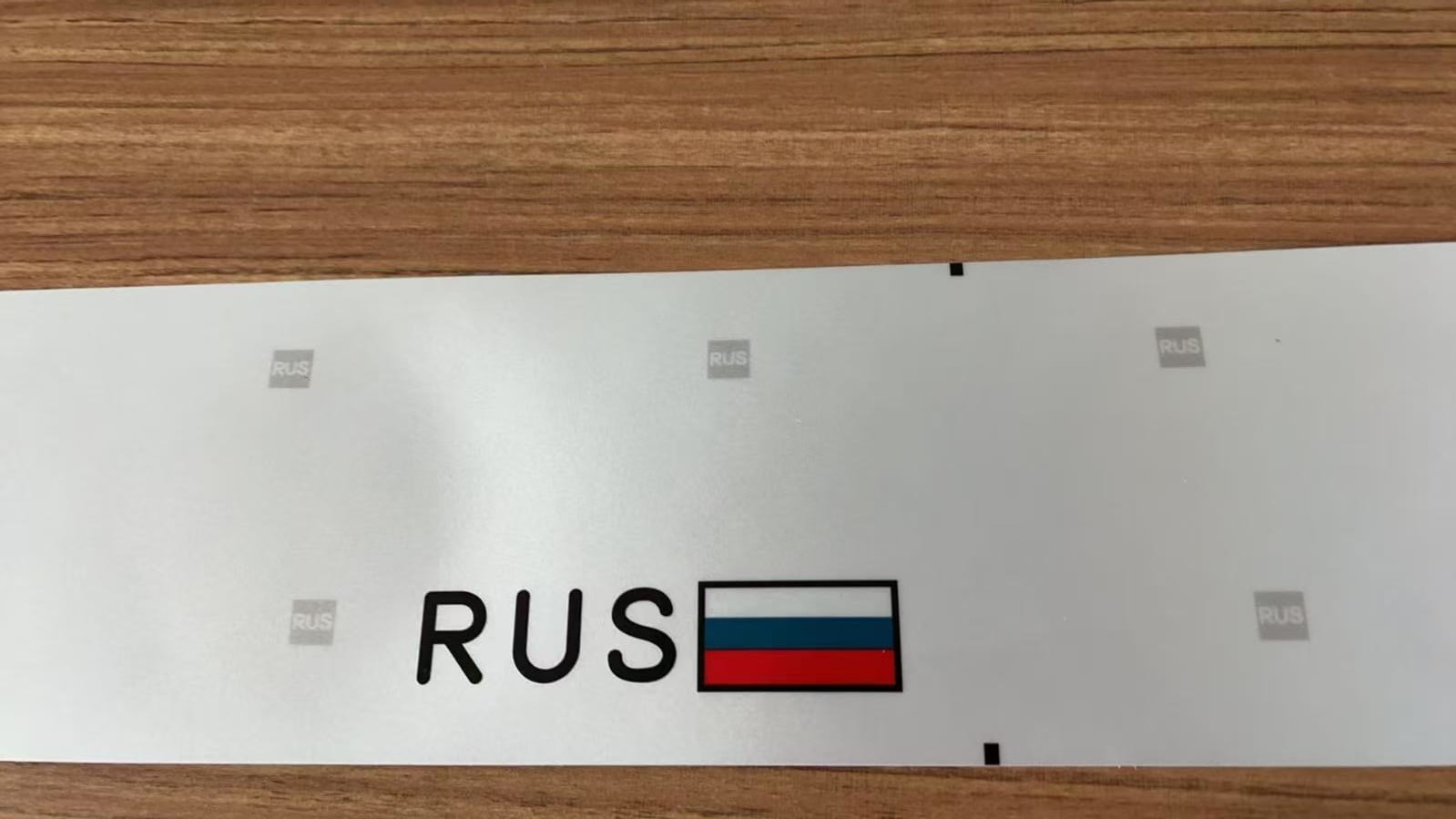 License Number Plate Reflective Vinyl Film Sticker Tape License Plate Reflective Sheeting