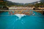 PLC Control Outdoor Big Water Amusement Park Wave Pool Equipment Blower Type