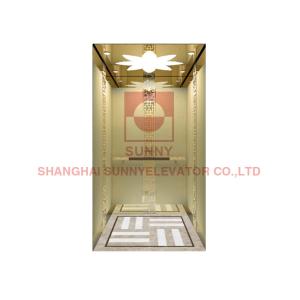 China 400kg Home Passenger Lift Commercial 5 Passenger Lift Size Center Opening Door on sale