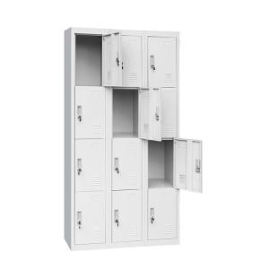 China Small Stadium Full Height Lockable Steel Wardrobe Locker factory