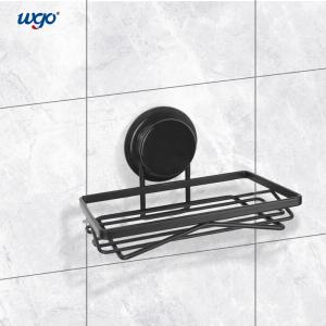 China Bathroom Pendant Suction Cup Soap Holder No Drilling Stainless Steel Shelf factory