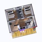 Galvanized Steel Bending Modern Design Prefabricated House for Shipping