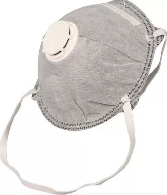 Gray Color FFP1 Face Mask , Exhalation Valve Dust Protection Mask Cup / Cone