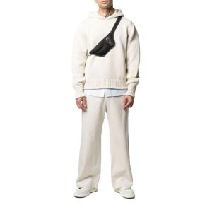 China XXXL Men Sport Pullover Sweater Set Two Piece Hoodie And Sweatpants Solid Color factory