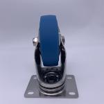 100 Mm Blue 304 Stainless Steel Swivel Rotate Caster