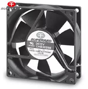 China Custom 150g DC Cooler Fan Ball Bearing Or Sleeve Bearing 80x80x20 Cooling Fan factory
