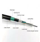 Underground Fiber Optic Cable GYTA53 Singlemode Armored Steel Tape Double Jacket
