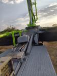 Used 56m High Speed Zoomlion Concrete Pump Truck Pump For Top Renovated