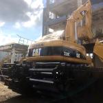 21115 KG Operating Weight Used Caterpillar Cat 320C Amphibious Excavator at