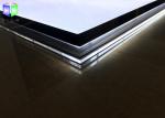Snap Lock Window Poster Holders , Edge Lit Crystal Movie Poster Light Box