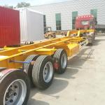 New 40ft Container Semi Trailers Truck Semi-trailer 20 feet Skeleton Semi