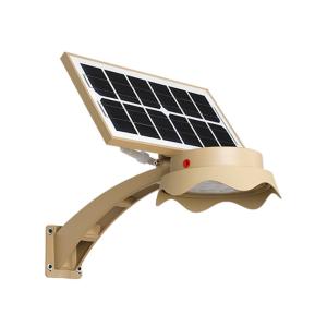 China 120 Watts Solar Powered LED Street Lights 120w Golden Sunflower Shape Night Panel factory