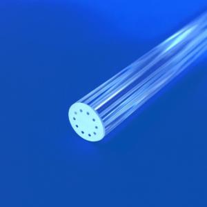 China Customization Fused Silica Tube Od 8mm Id 0.8mm Ten Hole factory