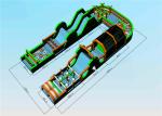 Amusement Park Commercial Inflatable Bounce House Tunnel Shaped Design Reliable