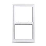 Sliding UPVC Double Hung Window Ventilator 30X60 Vinyl Glass