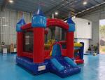 Outdoor Medieval Bounce Castle Inflatable Bouncy House With Slide Combo