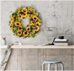 Faux Eucalyptus Artificial Plant Wall Panels Dustproof