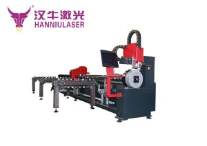 China Fiber Laser Pipe Cutting Machine 3000W 6000W Round Tube Laser Cutting Machine factory