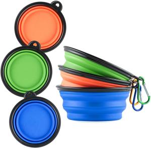 China Lightweight Portable Dog Collapsible Bowl for Outdoor Water Food Feeding factory