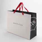 Paper Bag With Your Own Logo Shopping Packaging Bag With Ribbon Handle