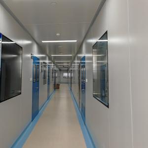 China Sound Insulation Glass Flush Clean Room Windows Anti Condensation Design factory