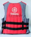 Nylon Polyester Red / Grey YAMAHA Life Jacket Water Sport Foam Life Vest