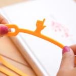 Eco-friendly Colorful Promotional Gift Finger Shape Elastic Custom Silicone