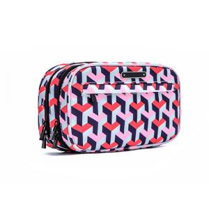 China Embroidery Logo Private Label Ladies Polyester Cosmetic Bag factory