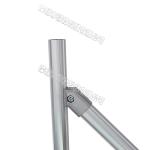 ADC-12 Aluminum Alloy Connector Aluminum Tube Joints External 45 Degree Angle