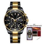 26cm Rotatable Stainless Steel Quartz Watch Waterproof Quartz Diver Watch MIYOTA