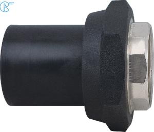 China Light Weight HDPE Poly Pipe Connectors , HDPE Female Adapter For Plastic Water Pipe factory