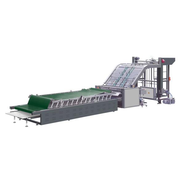 China Carton Box Flute Laminator Machine Automatic Glue Replenishment factory