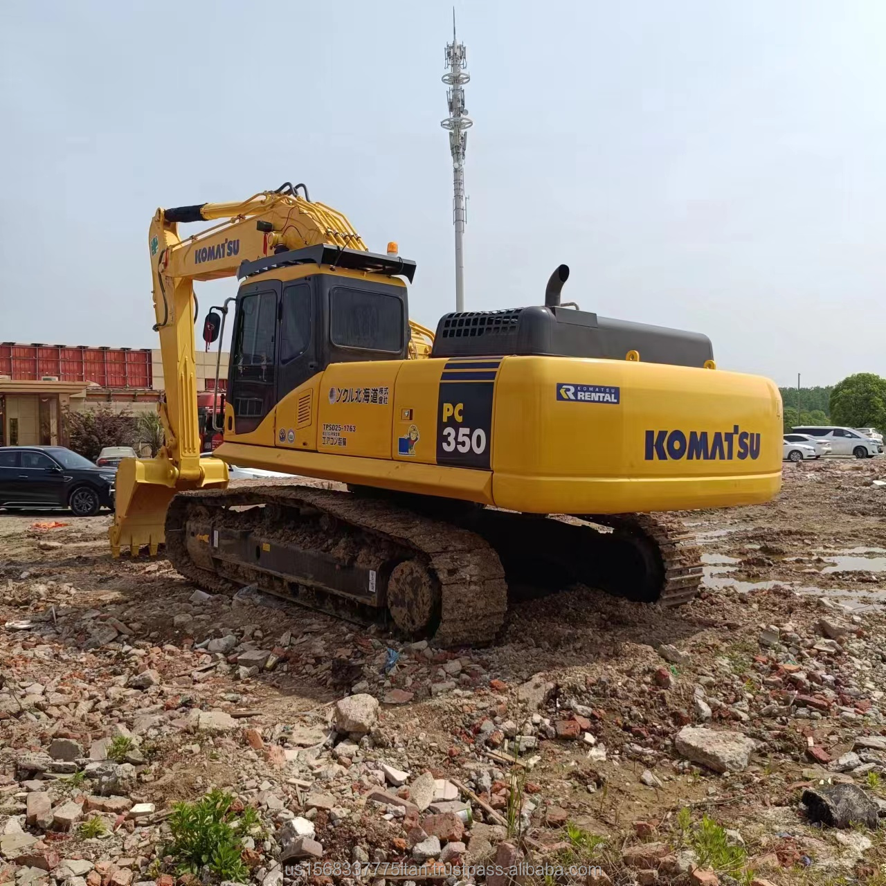 Used Komatsu PC350 Excavator 35 Ton Crawler Hydraulic Excavator with 0.3M³ Bucket Capacity