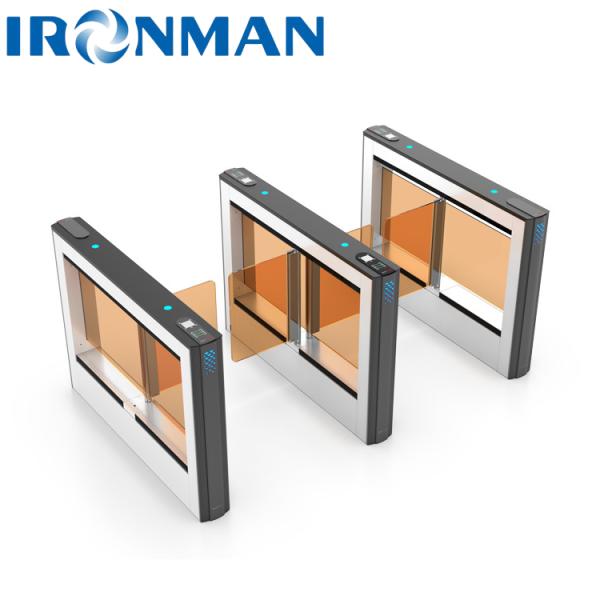 Secure and Durable Leaf Swing Barrier Gate with Aluminum Alloy QR Code Reader