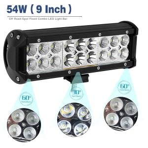 China Black 10 - 30V DC Auto LED Mini LED Light Bar , Dustproof Cree LED Work Light Bar factory