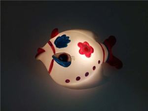 China Unique Eco-friendly Vinyl LED Battery- powered Fish Baby Kid Room light toy factory