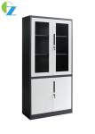 Glass Swing Door Steel Office Cupboard Office Filing Cabinet