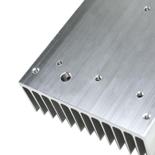 T Profile Aluminum Heat Sink Extrusions Natural Anodizing AL6063 Raw Material