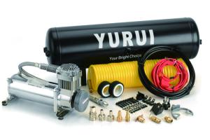 China 100% Duty Cycle Air Compressor 2.5 Gallon Tank On Board Air System 12V 150 Psi IP67 factory