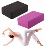 Black Yoga Exercise Blocks Indoor Foam Yoga Brick Stretching Aid Gym Pilates