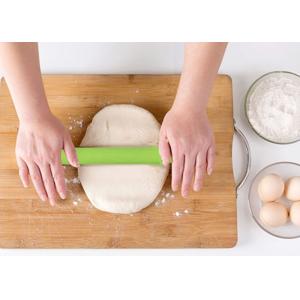 Cake Baking Tool Stainless Steel Rolling Pin SS304 Silicone Non Stick Surface