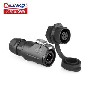 China IP68 Panel Mount Quick Lock Type 8 Pin Waterproof Power Cable Connector M12 With Wire Connector on sale China IP68 Panel Mount Quick Lock Type 8 Pin Waterproof Power Cable Connector M12 With Wire Connector on sale