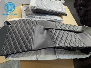 China Golf Cart Front Rear PU Seat Cover For EZGO TXT / RXV factory