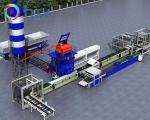 7000*1000*1800mm Wet Cast Machinery Veneer Stone Production Line 1000 - 1500m2