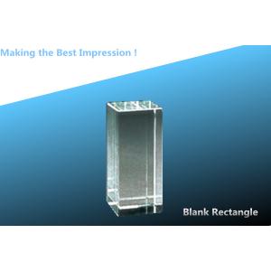 blank CRYSTAL CUBE/blank Rectangle/rectangle beveled/crystal blank rectangle