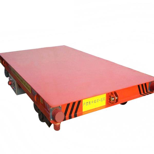 Motorized Platform Electric Transfer Cart Heavy Load Shipyard Transporter 30m