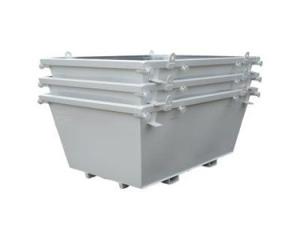 China Galvanised Crane Bin Forklift Attachment Forklift Hopper Dumpster factory
