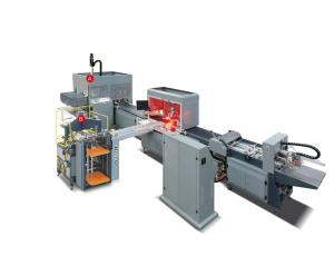 China Automatic Jewelry Rigid Box Forming Machine 30 Sheets/Min factory